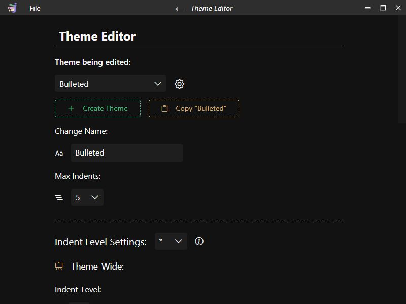 Jottlr Theme Editor